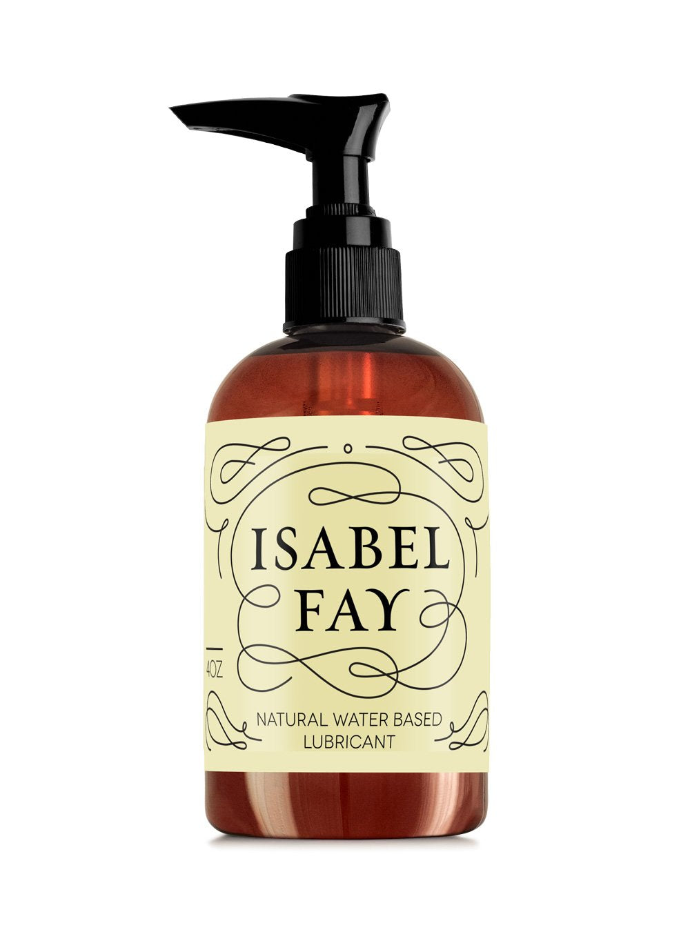 Isabel Fay Natural Water Based Personal Lubricant for Sensitive Skin, NO Parabens, NO Glycerin, 4 oz