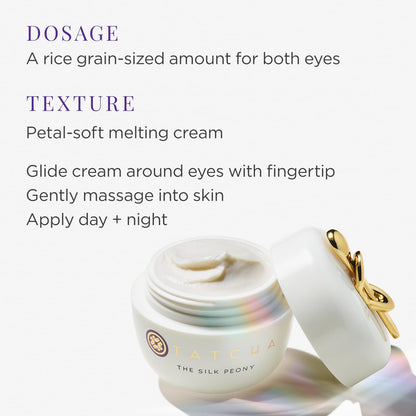 TATCHA The Silk Peony Melting Under Eye Cream - Hydrating & Smoothing (15ml)