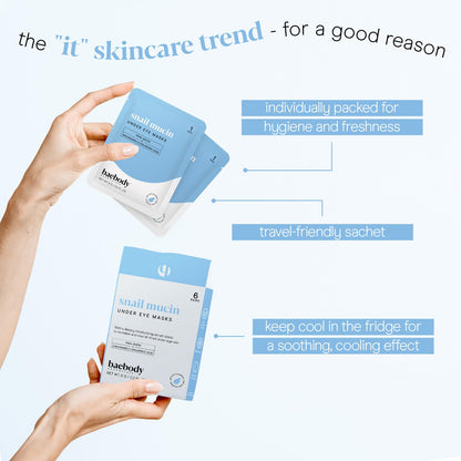 Baebody Advanced Snail Mucin Under Eye Patches (6 Pairs)