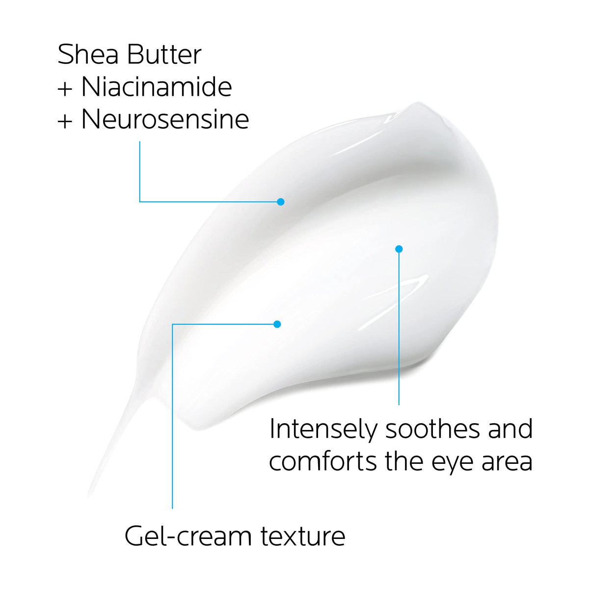 La Roche-Posay Toleriane Dermallergo Eye Cream - Soothing Repair Moisturizer for Sensitive & Allergy-Prone Skin (0.67 fl. oz)