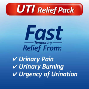 Uristat Ultra Strength Urinary Tract Infection Treatments and Test Relief Kit - 1 UTI Test Strip & 12 Cranberry Flavor Relief Tablets to Ease Urinary Pain, Burning & Urgency