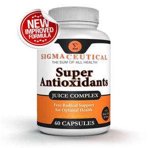 Sigmaceutical Super Antioxidant Capsules - 6 Superfruit Blend with Goji Berry, Acai, Resveratrol for Immune Support