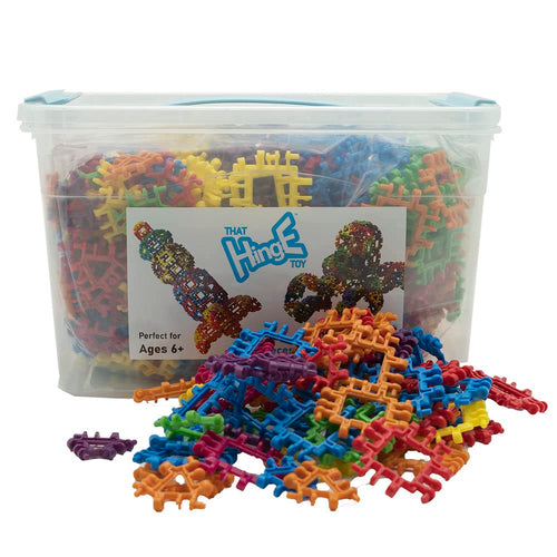 Incredibly Interconnectable Toys that Hinge Toy STEM Building Set 252-Piece