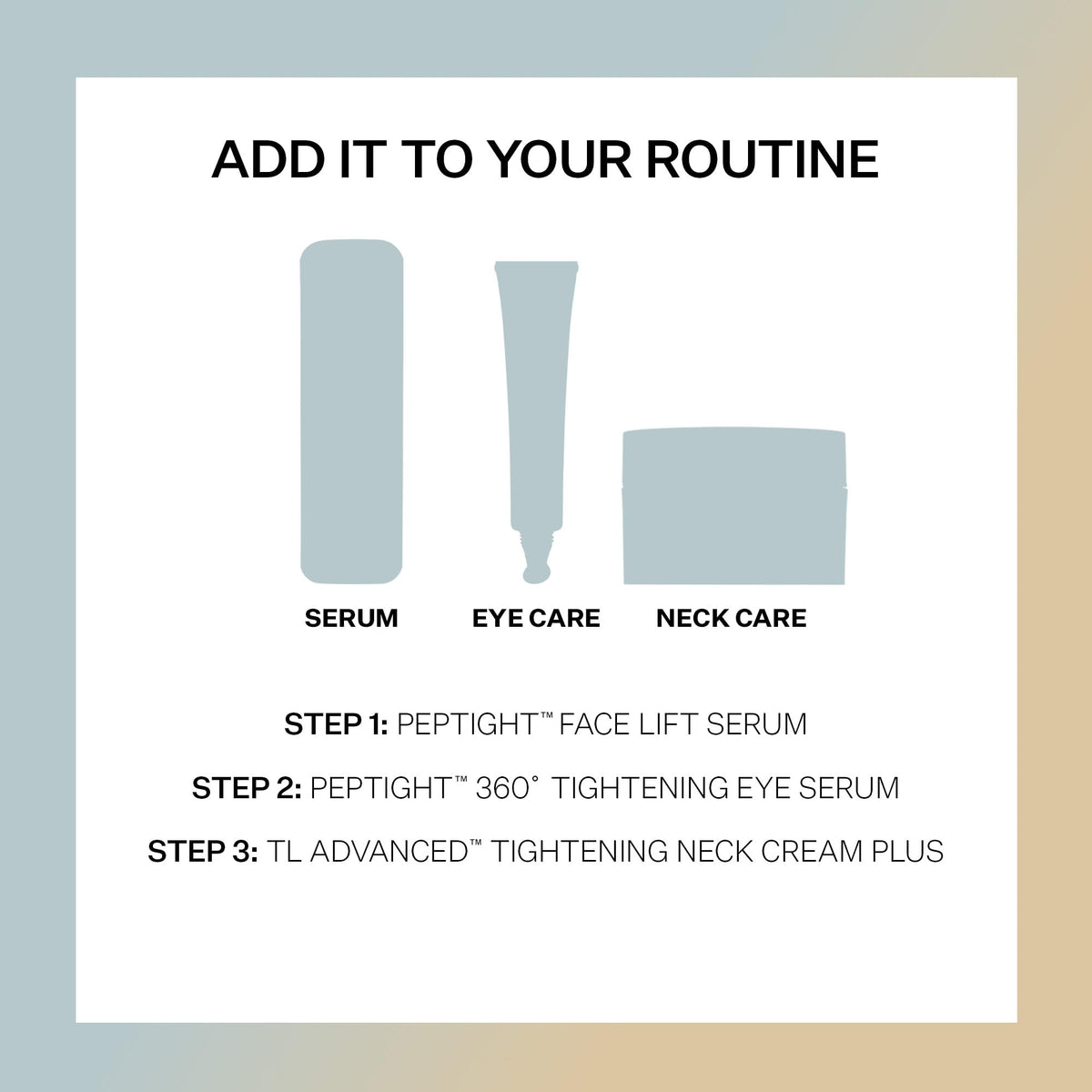 StriVectin Tighten & Lift Anti-Aging Trio Kit - 3-Piece Peptide Set for Face, Eyes & Neck (Wrinkles & Firming)