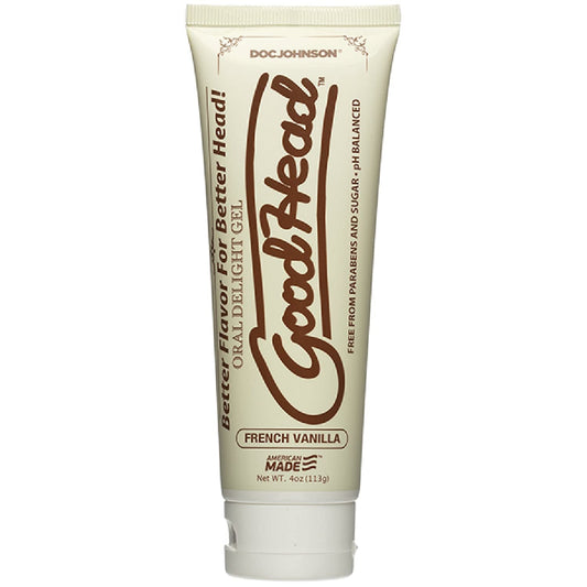 Doc Johnson GoodHead - Oral Delight Gel - French Vanilla (4 oz./113g) (Without Retail Box)