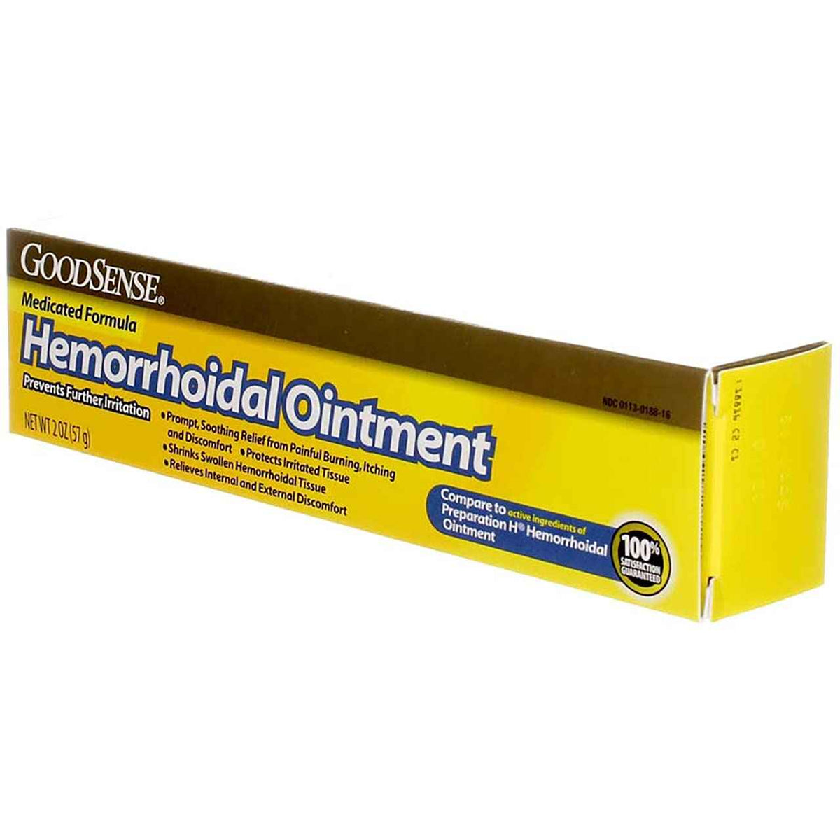 GoodSense Hemorrhoidal Ointment, Phenylephrine HCl, Petrolatum, Mineral oil, Relief from Burning, Itching and Discomfort of Hemorrhoids, 2 Ounces