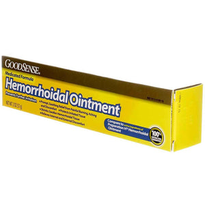 GoodSense Hemorrhoidal Ointment, Phenylephrine HCl, Petrolatum, Mineral oil, Relief from Burning, Itching and Discomfort of Hemorrhoids, 2 Ounces