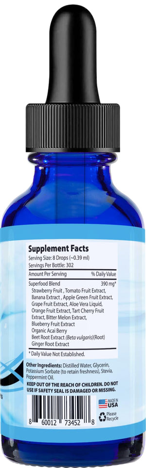 Absonutrix Superfood Extract 390 mg, 4 Oz Liquid, 302 Servings, Made in USA, Quick Absorption, Quality Potent Ingredients, Non-GMO, GMP Certified, Cruelty-Free Products Absonutrix buy supplements Au