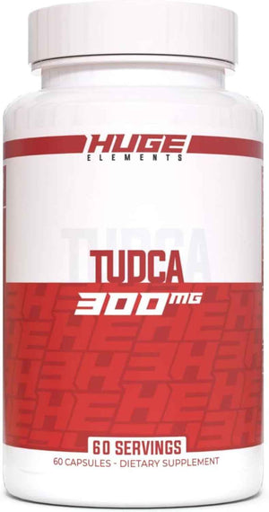 Huge Supplements TUDCA 300mg, Premium Quality Liver Support & Detoxification, Pure Bile Salts, Third-Party Lab Tests Available (60 Servings)