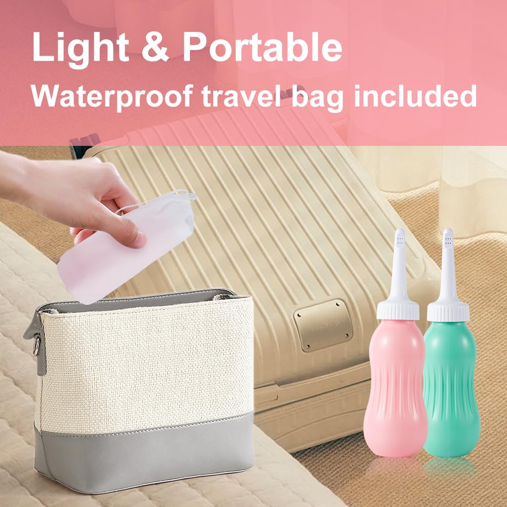 OFFO Peri Bottle 2 PCS for Postpartum Recovery, 17OZ (500ML) Labor and Delivery Essentials