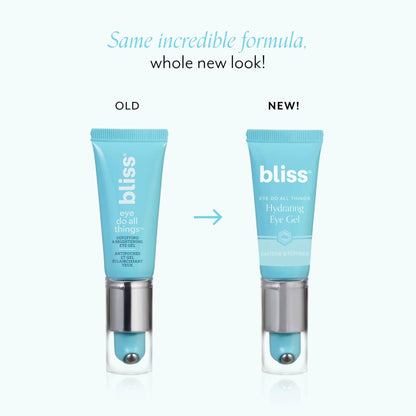 Bliss Eye Do All Things (0.7 fl oz) - Hydrating Eye Gel to Depuff & Brighten | Spa-Grade, Paraben-Free & Cruelty-Free