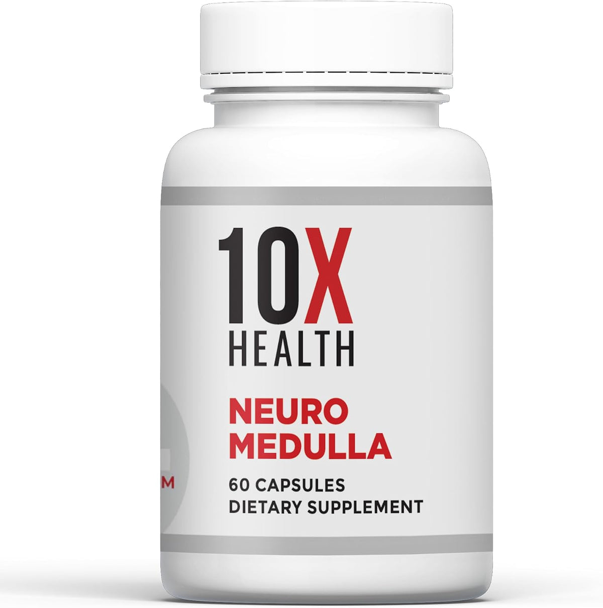 10X Health Brain Supplements for Memory and Focus - 60 Capsules - Ginkgo Biloba: Vitamin B1 & B3, Nootropic Brain & Memory Support, 60 Capsules