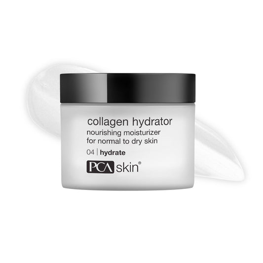 PCA SKIN Hydrating Collagen Cream for Face, Collagen Hydrator Night Cream, Hydrates and Firms Dry Mature Skin, Made with Shea Butter, Olive Fruit Oil, and Sweet Almond Fruit Extract, 1.7 oz Tub