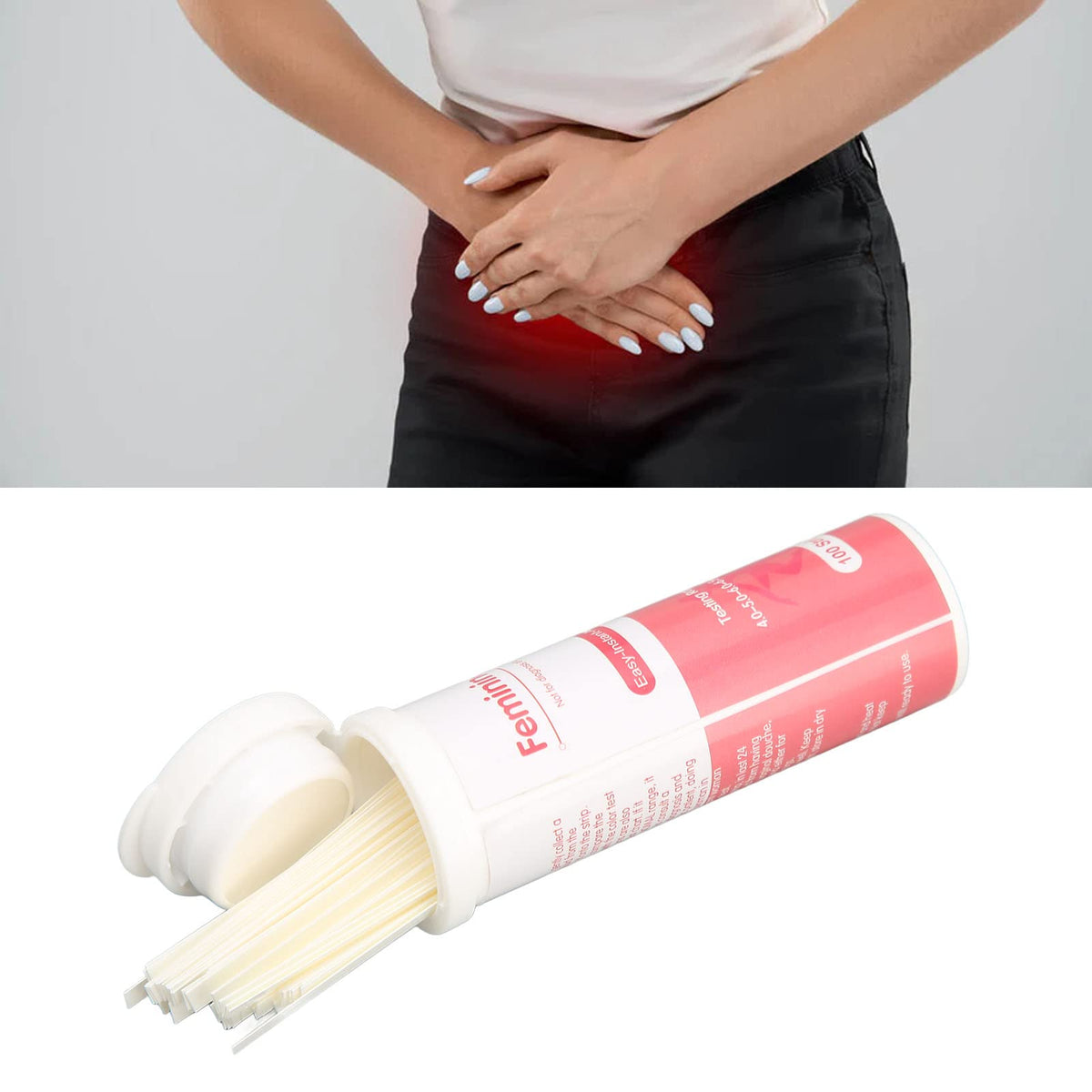100pcs inal Health PH Test Strips Disposable Intimate Health Avoid Infection Accurate Acidity