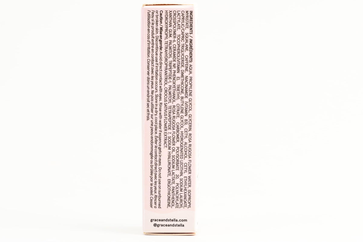 grace & stella Under Eye Brightener Balm Stick (3.5g) - Travel-Size Caffeine Eye Cream for Dark Circles, Puffiness & Wrinkles | Vegan Brightening Stick with Niacinamide