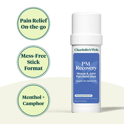 Charlotte's Web Evening Recovery Muscle & Joint Relief Stick 1oz