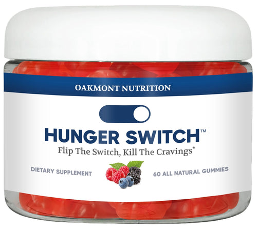 Oakmont Nutrition Hunger Switch Appetite Control Gummies - Weight Management Supplement with DNF-10® to Curb Cravings, Boost Energy, Support Gut Health - 60 Gummies (2 Week Supply)