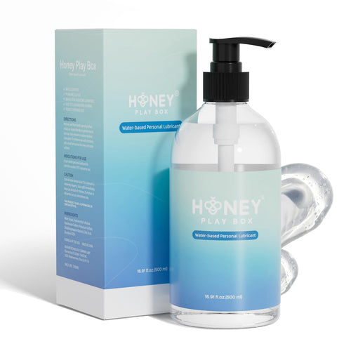 HoneyPlayBox Water Based Lube Personal Lubricant, 16.91 Fl Oz,Toy Safe