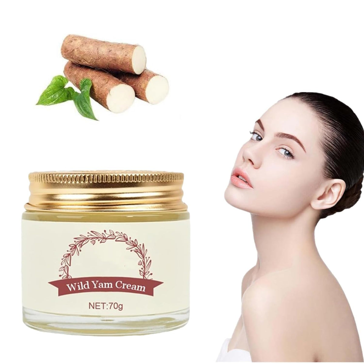 tebazoew Wild Yam Cream - Wild Yam Cream Organic for Hormone Balance