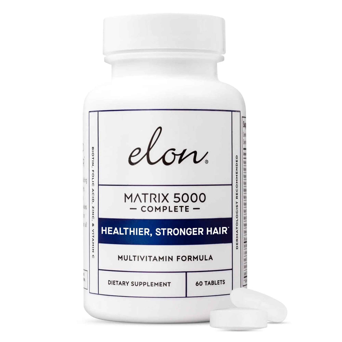 Elon Matrix 5000 Complete Multivitamin - Skin, Hair and Nail Growth Vitamins - Healthy Hair Growth Vitamins for Women & Men