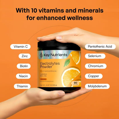 KEY NUTRIENTS Electrolytes Bundle, Orange 90 + Variety 20 Ct
