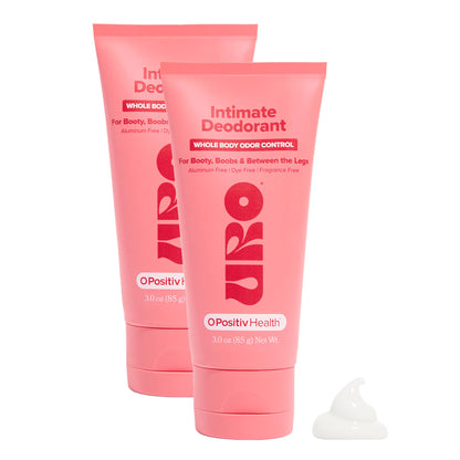 URO Intimate Deodorant - Aluminum Free, Odor & Chafing Control - 3 Oz