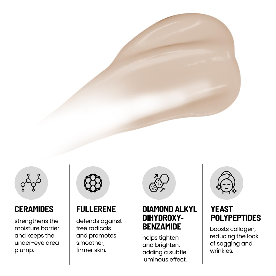 Eliré Firming Eye Cream - Instant Lift & Tightening (15ml)