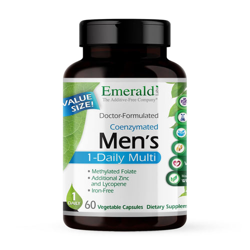 EMERALD LABS Men's 1-Daily Multi, 60 Capsules