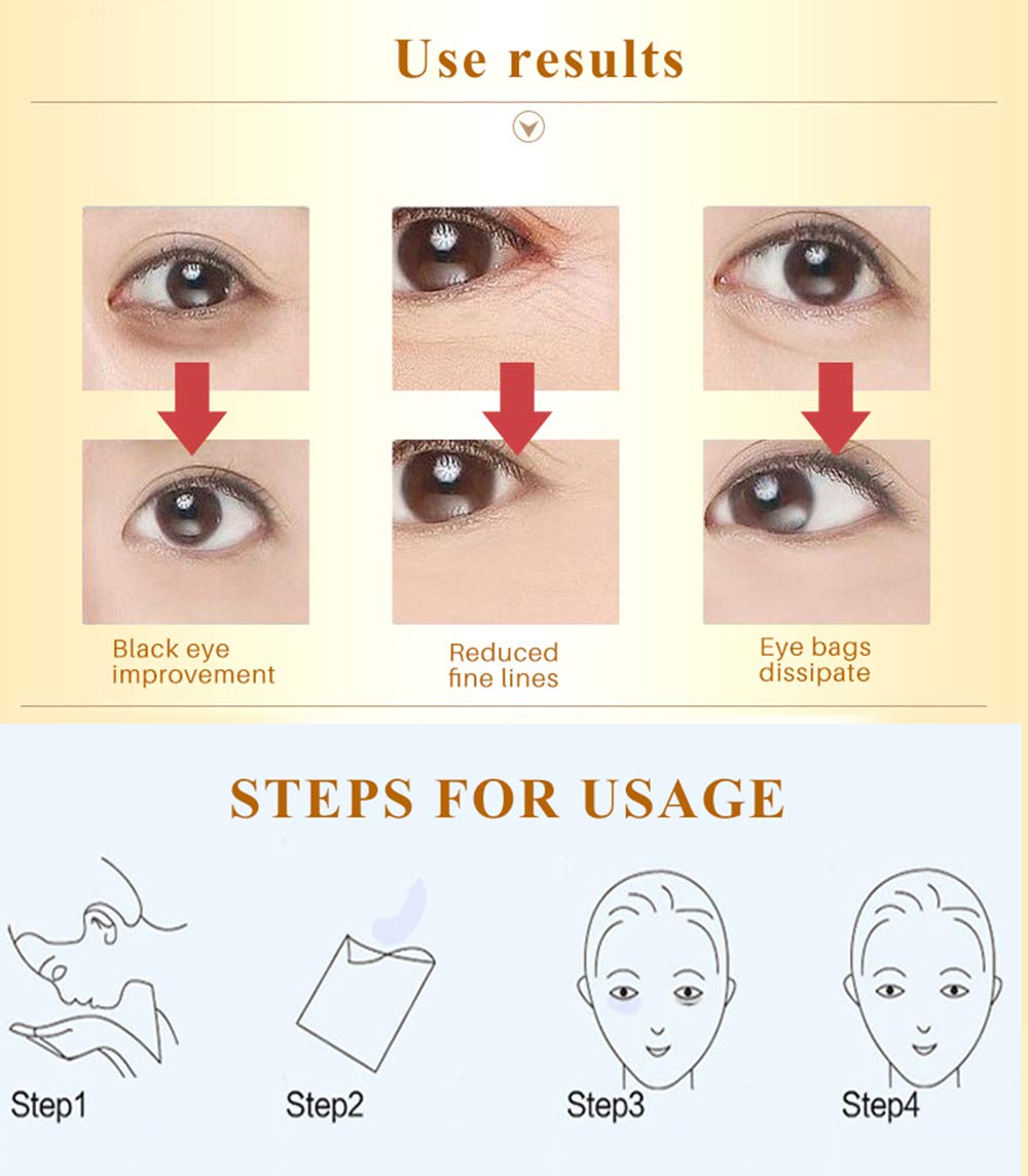 Felico Black Crystal Collagen Under Eye Patches (30 Pairs)