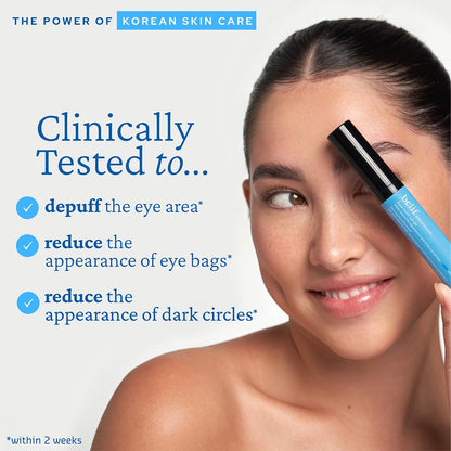 belif Aqua Bomb Cooling Eye Gel (15ml / 0.5 fl. oz.) – Hydrating Eye Treatment with Caffeine, Hyaluronic Acid & Vitamin C | Korean Skincare