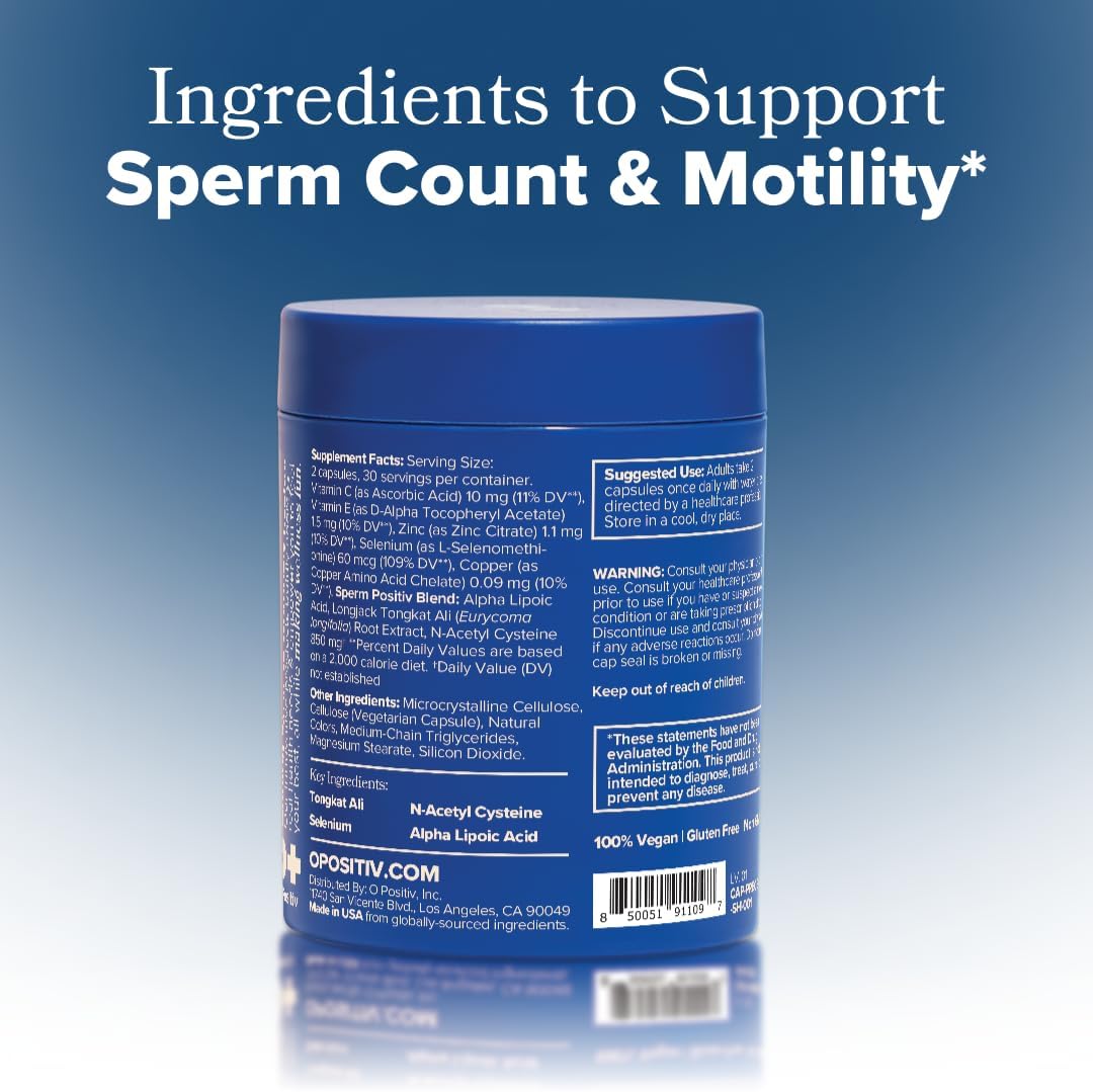 PREGGO Sperm Health Support for Improved Sperm Count - 30-Day Supply