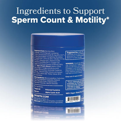 PREGGO Sperm Health Support for Improved Sperm Count - 30-Day Supply