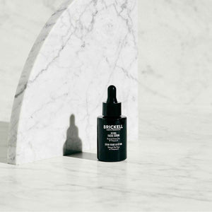 Brickell Men's Retinol Skin Care Serum Treatment For Firming Face Lines & Eye Wrinkles, Deep Hydrating Facial Serum For Anti-Aging, With Retinol, Aloe, and Vitamin E, Fragrance Free, 1 Ounce