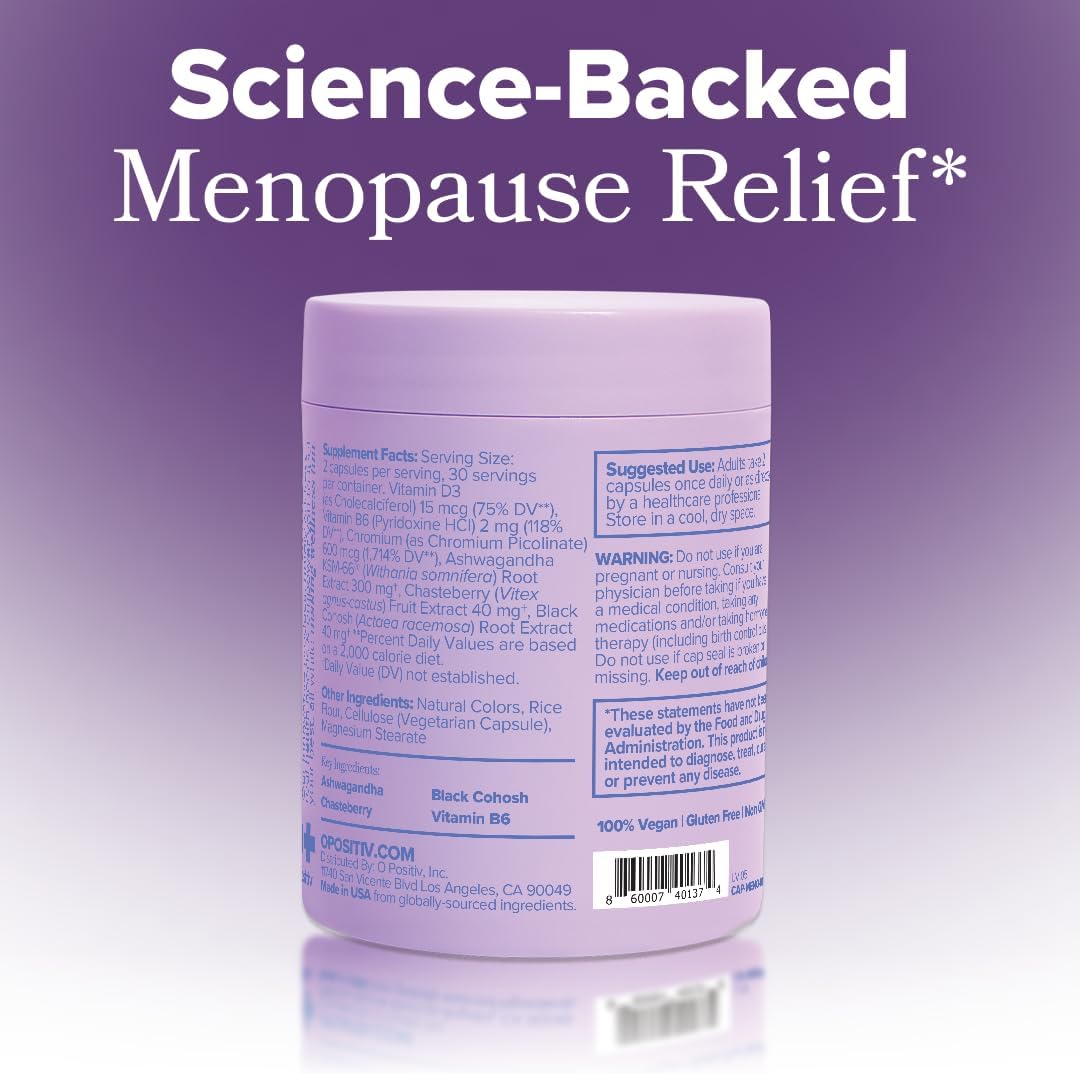 MENO Menopause - Relieve Hot Flashes & Night Sweats - 60-Day Supply