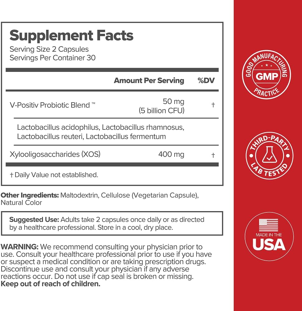 URO Vaginal Probiotics for Odor, Flora & pH Balance - 30-Day Supply