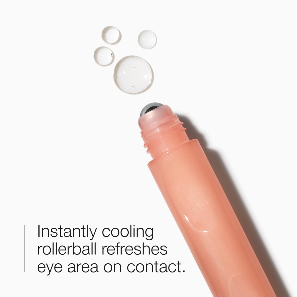 Clinique All About Eyes Serum De-Puffing Eye Massage (0.5 fl. oz) - Cooling Rollerball with Caffeine for Dark Circles & Puffiness