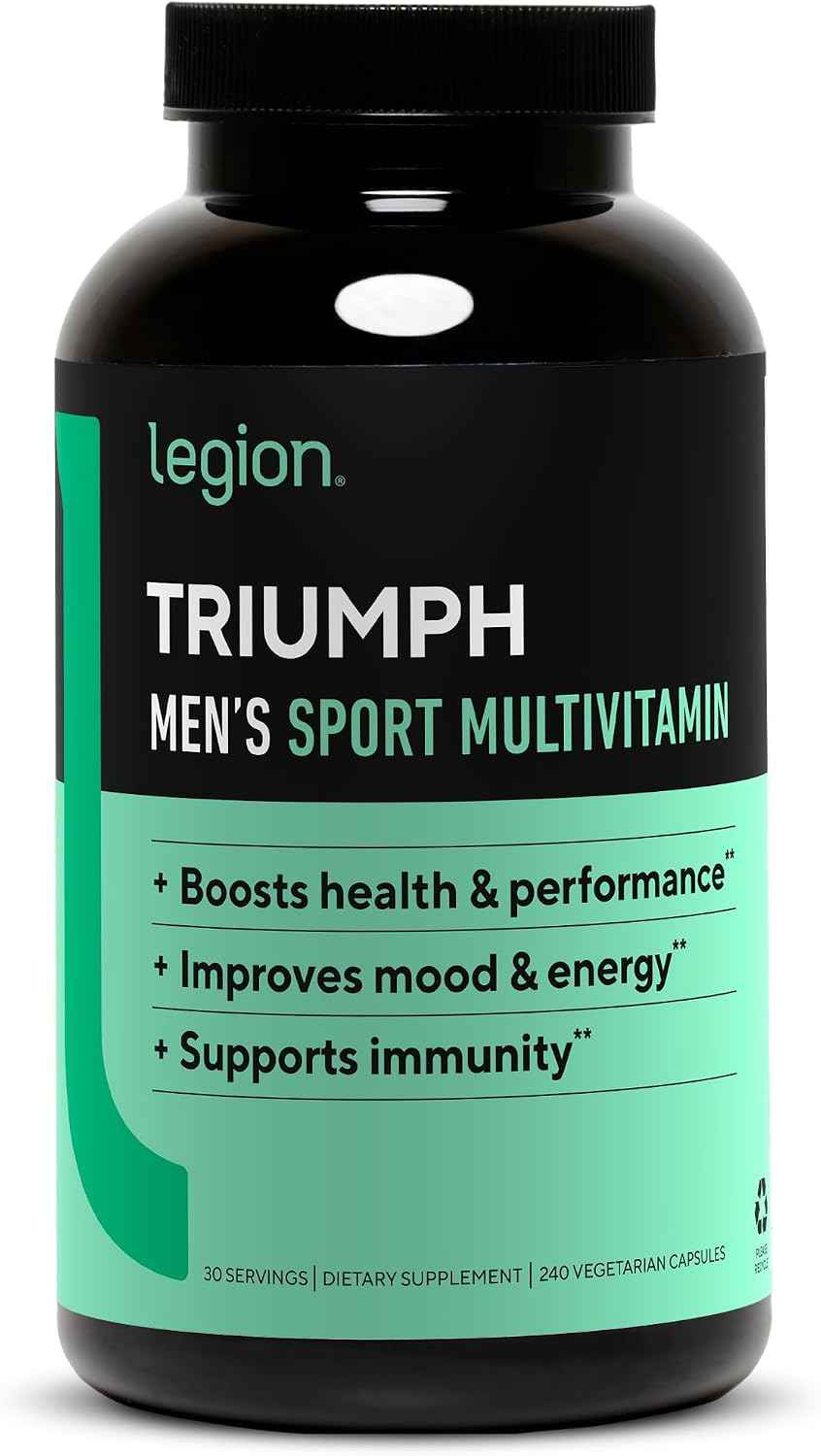 LEGION Complete Health Bundle - Triumph Multivitamin for Men + Triton Triple Strength Fish Oil + Vitamin D3 K2 Supplement - Daily Wellness Stack for Energy, Heart, Bone & Immune Support