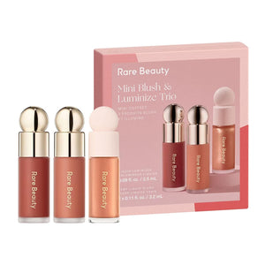 Rare Beauty Limited Edition Mini Blush & Luminize Trio - Beloved - Virtue - Enliven - New In Box Rare BeautyBuy Supplements Australia