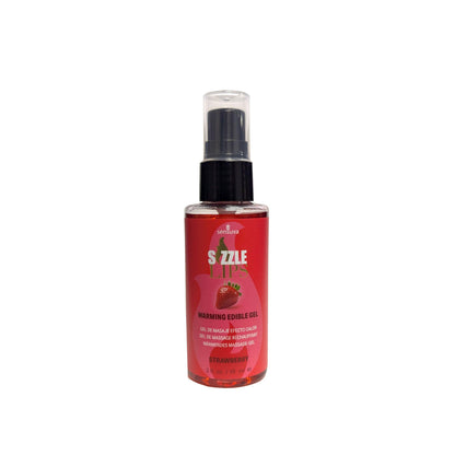 Sensuva Sizzle Lips Edible Warming Gel (Strawberry, 2 fl.oz)