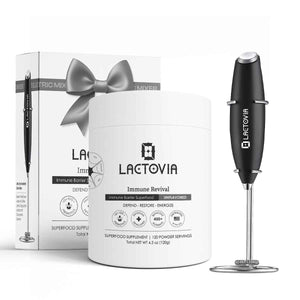 LACTOVIA Bovine Colostrum Powder - Grass-Fed Organic Colostrum Supplement - Gut & Immune Health Support - Raw, Unflavored - Keto, Gluten & Fat-Free - for Women & Men
