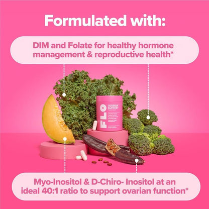 FLO Ovarian for Cycle Regularity - Myo & D-Chiro Inositol - 30-Day Supply