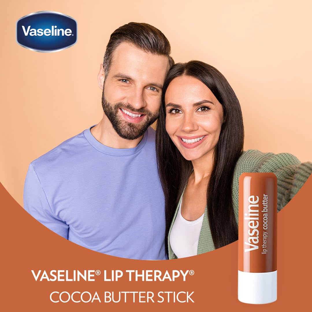 Vaseline Lip Therapy Cocoa Butter Twin Pack