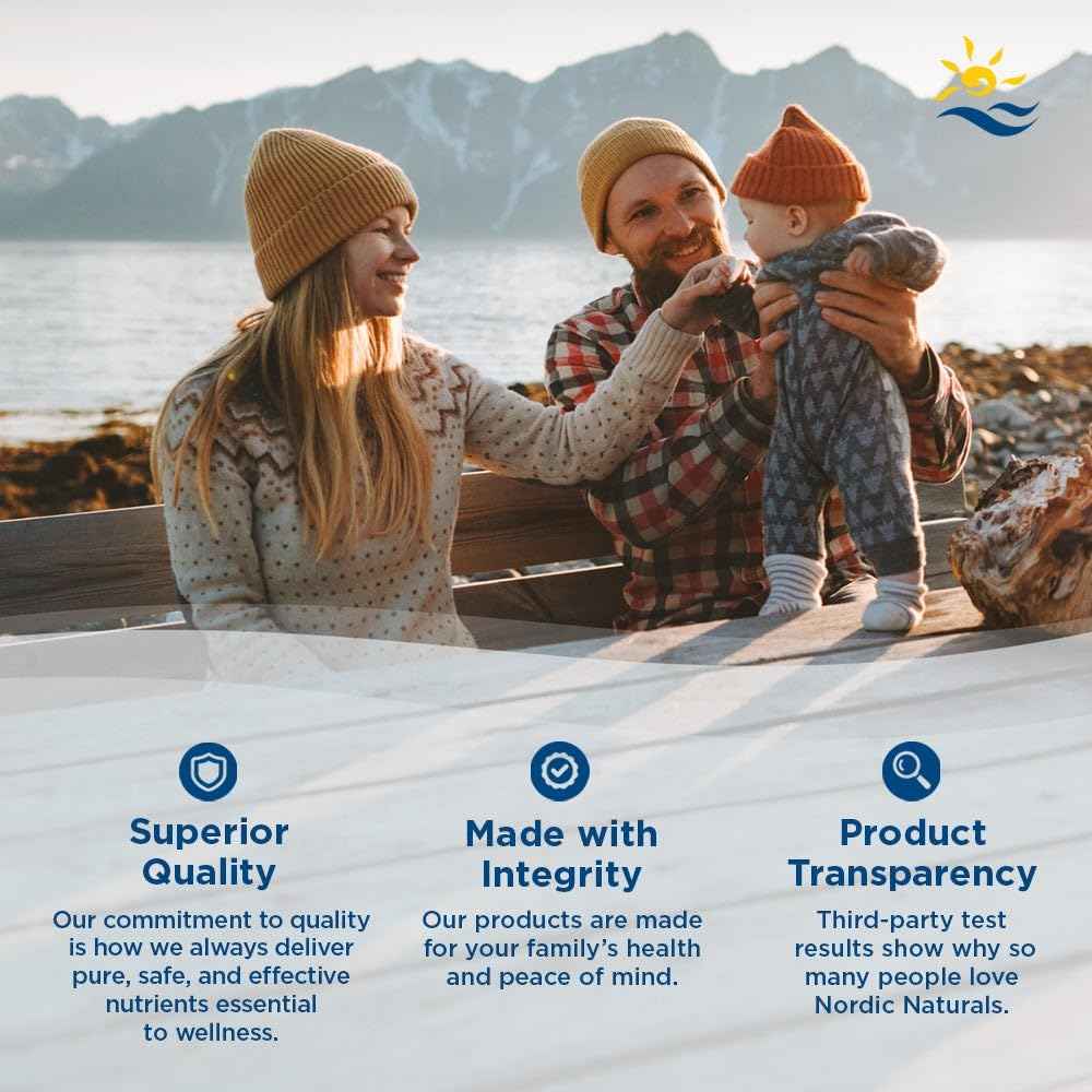 Nordic Naturals Ultimate Omega Liquid, Lemon Flavor - 8 oz - 2840 mg Omega-3 - High-Potency Fish Oil Supplement with EPA & DHA - Promotes Brain & Heart Health - Non-GMO - 48 Servings