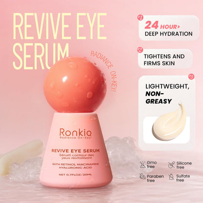 Retinol Eye Cream - Revive Eye Serum for Dark Circles & Anti-Aging (0.7 oz)