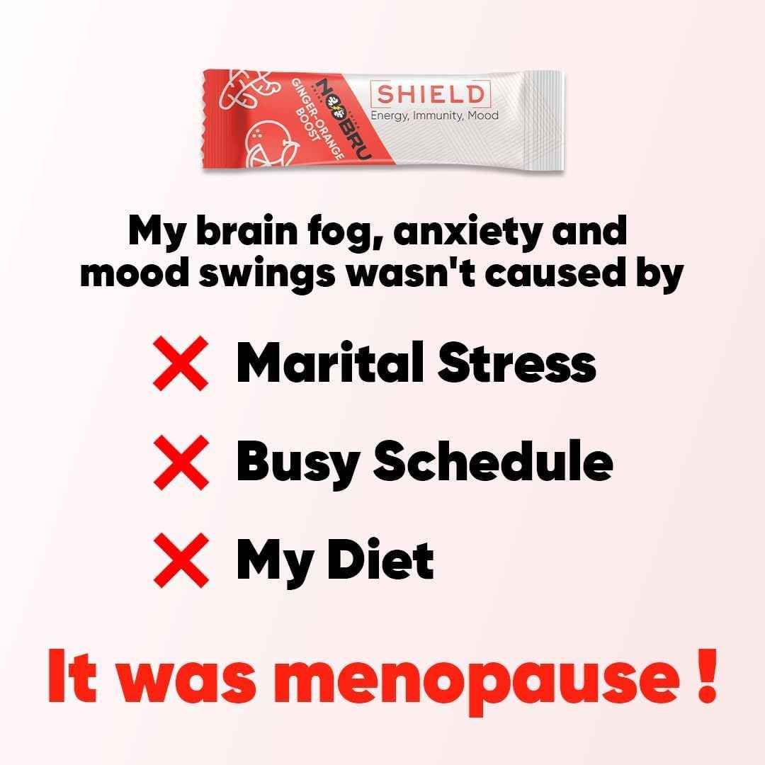 Noobru Shield with Vitamin C Powder and Ginger - Immune System Booster for Perfect Health Condition - Vitamins Blend for Your Body - Nootropic Food Supplements for Sharp Concentration and Quick Mind