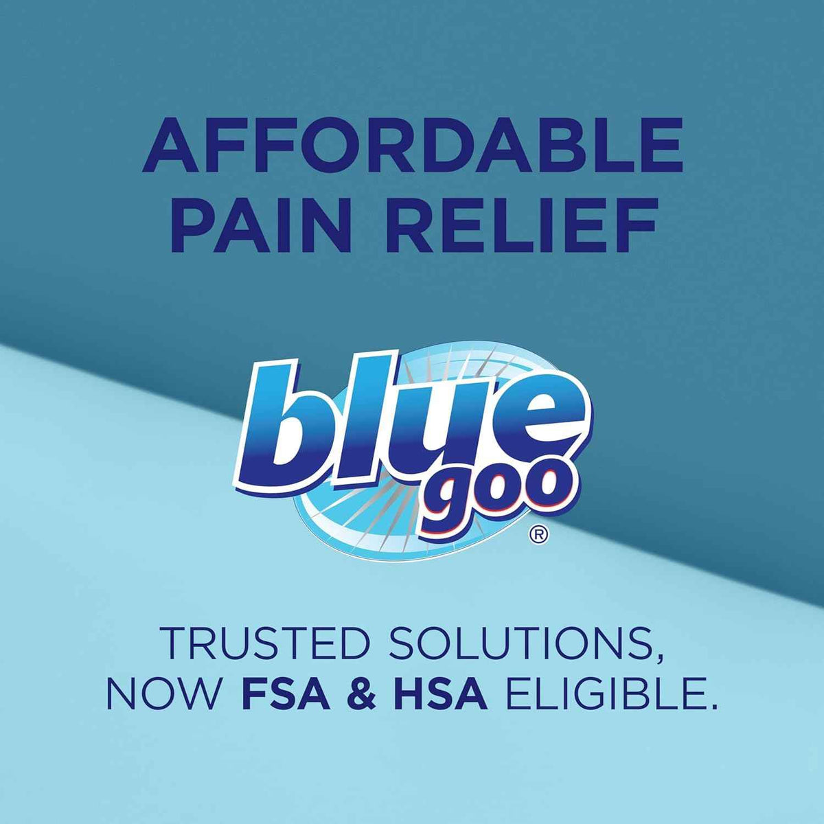 Blue Goo Pain Relieving Menthol Roll On - for Back, Neck, Muscle and Joint Pain, Sprains and Strains, Fast-Acting Soothing Cooling Pain Relief Liquid with 4% Menthol, 2.5 oz (3 Pack)