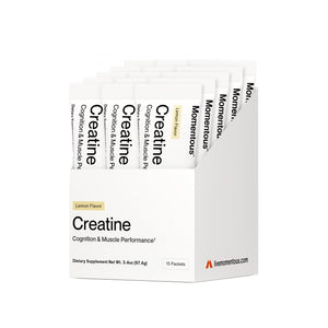 supplement products​Momentous Creatine Lemon Monohydrate Powder - Creatine Powder - Supports Strength, Lean Muscle, & Recovery for Men & Women - NSF Certified for Sport - 6.49 g per Serving - 15 Servings - JerryCherryUSA