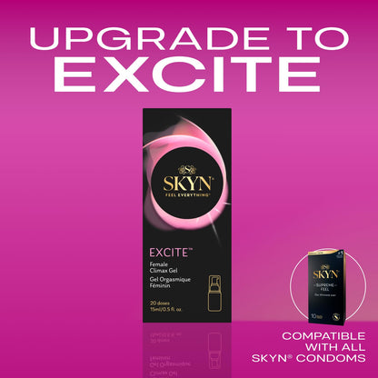 SKYN EXCITE Female Sexual Stimulating Gel, 0.5 Ounce