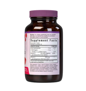 Bluebonnet Nutrition Vitamin D3 & K2 EarthSweet Chewable Tablets, for Immune, Mood & Heart Health*, Soy-Free, Gluten-Free, Non-GMO, Kosher Dairy, 60 Raspberry Flavor Chewable Tablets, 60 Servings