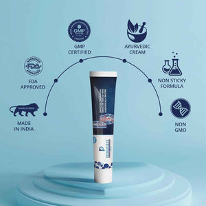 Cream Ayurvedic Solution for Management of Varicose Veins, Spider Veins, Varicocele Helps Reach The Root Cause of varicose Veins Reduces Cramps, Itching & Swelling. Single Tube (25 GMS).